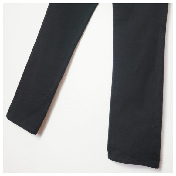 Chaps Black Straight Leg Mid Rise Jeans Black Straight Leg Denim Pants 4 - Picture 10 of 14